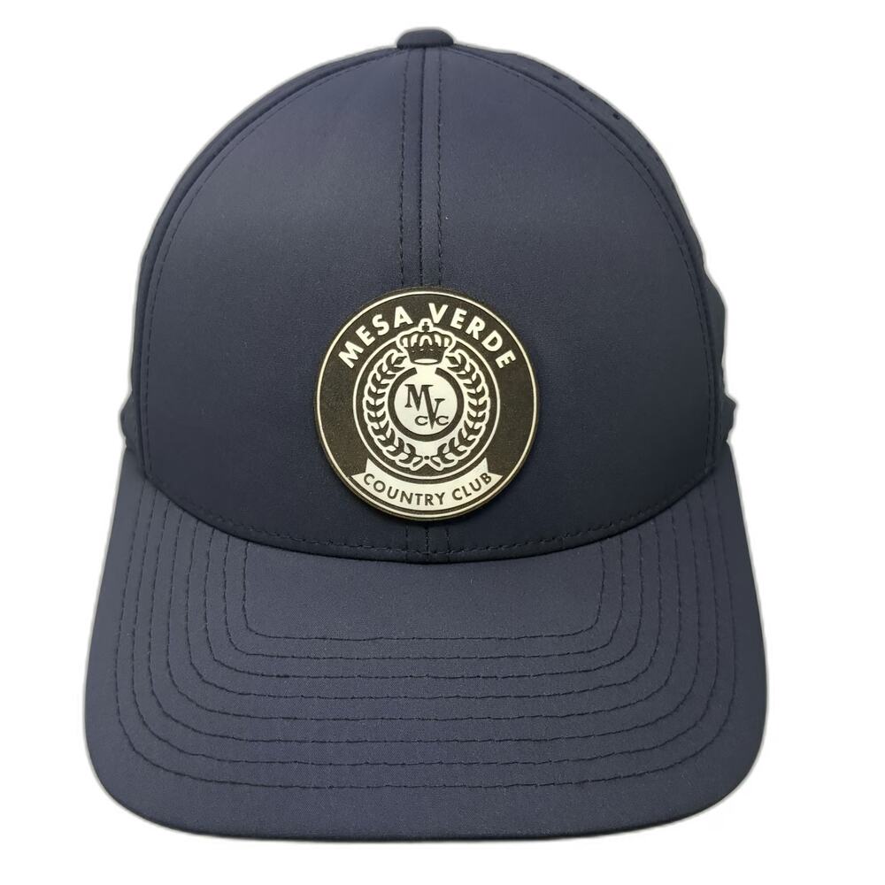 Branded Bills Mesa Verde Country Club Baseball Cap Gray One Size Perforated Hat